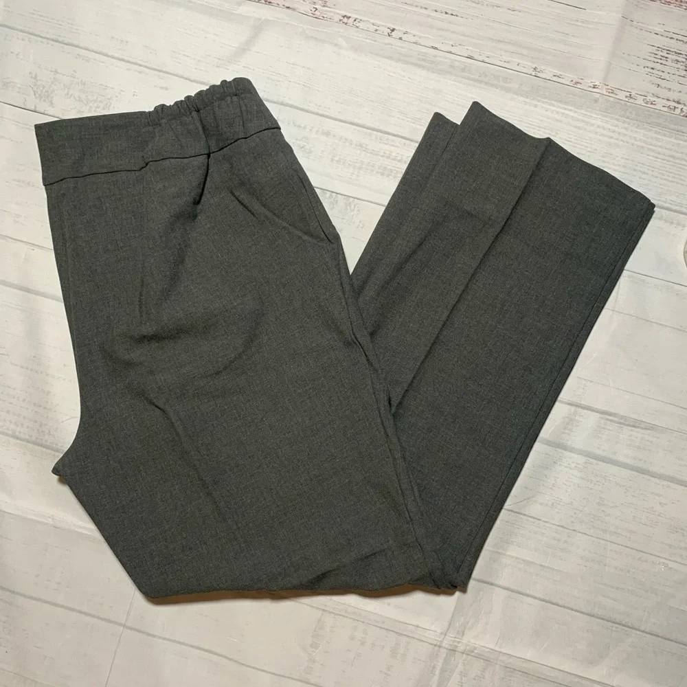 NWT Talbots Signature ankle Gray Dress Pants. Petites. Size 14WP. - Picture 2 of 11